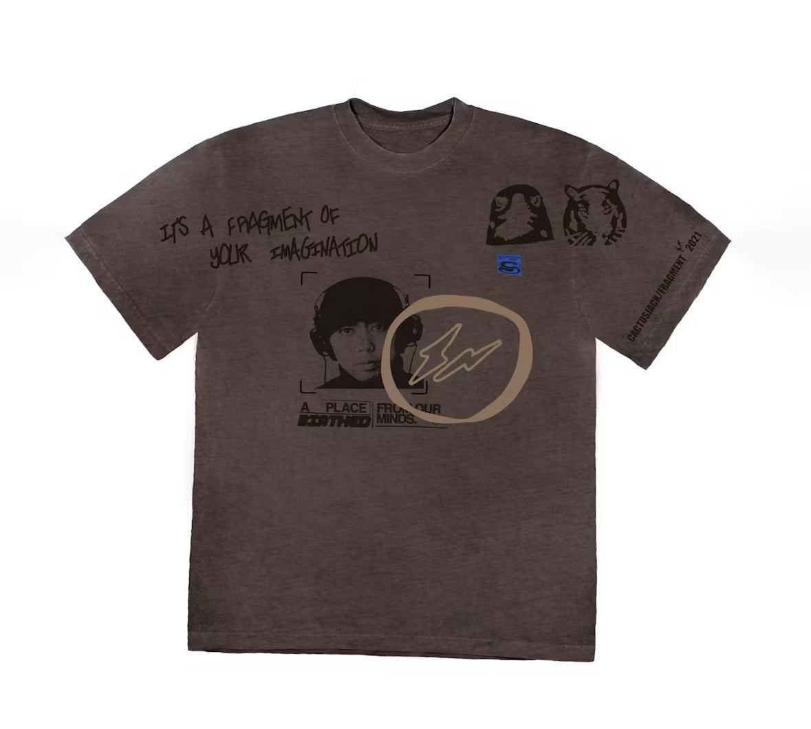 Travis Scott X Fragment Hiroshi Tee ‘Brown’