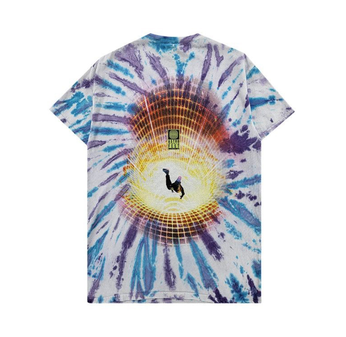 Travis Scott Flame Tee ‘Tie Dye’