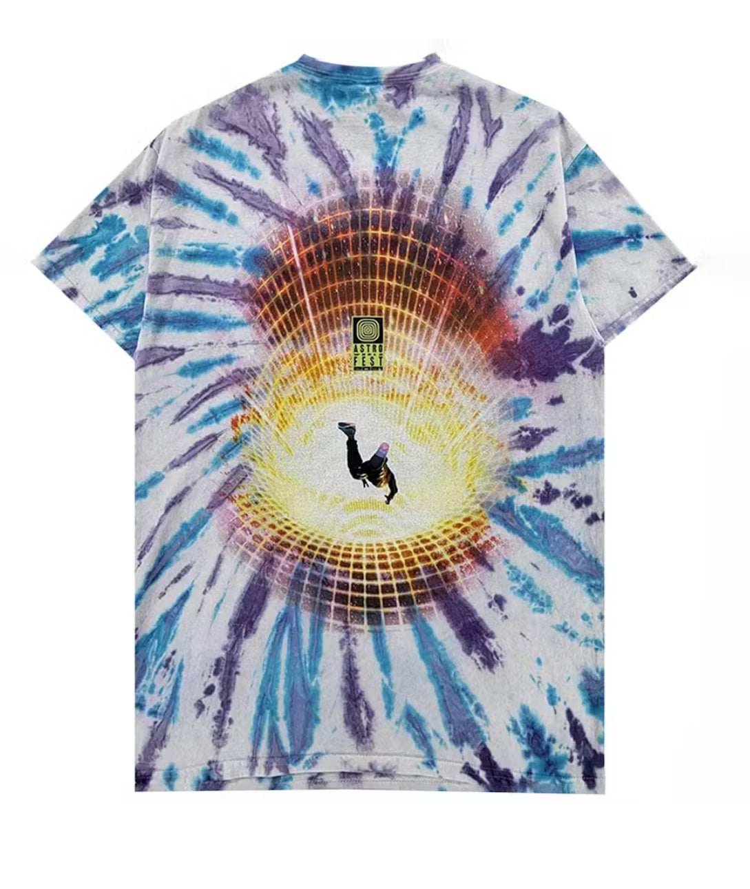 Travis Scott Flame Tee ‘Tie Dye’
