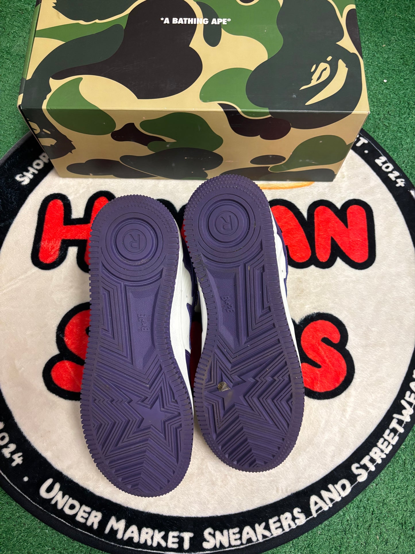 Bapesta ‘Court Purple’|Size 9.5M/11W