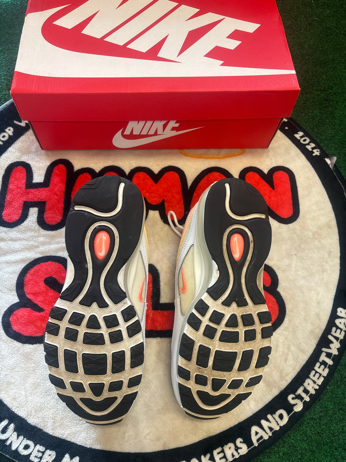 Nike Air Max 97 ‘White/Pink’|Size 6M/7.5W