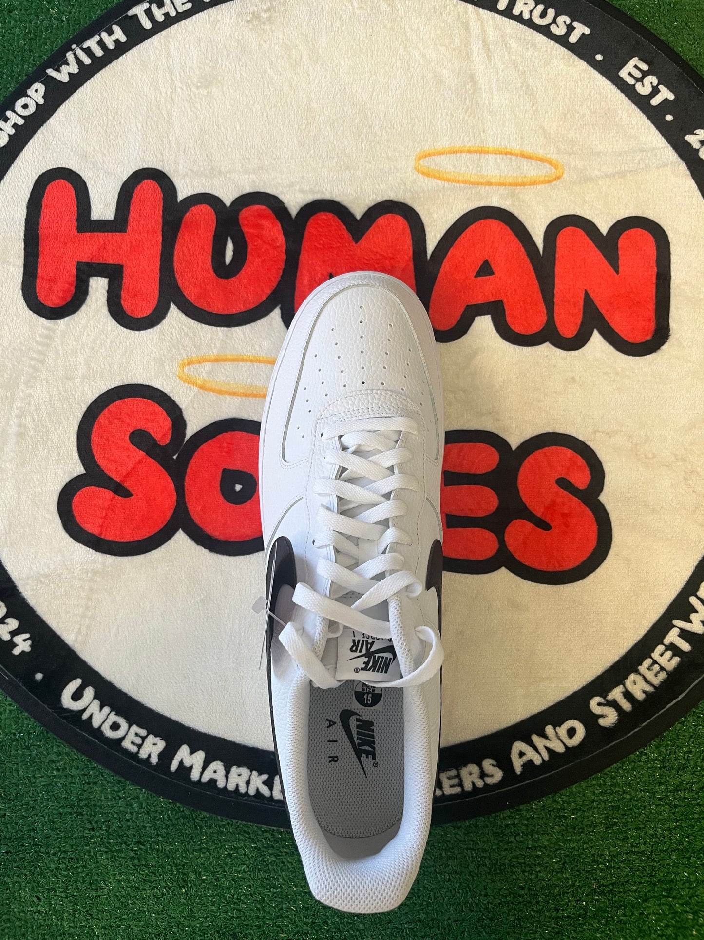 Nike Air Force 1 '07 Low 'White/Black'|Size 15M