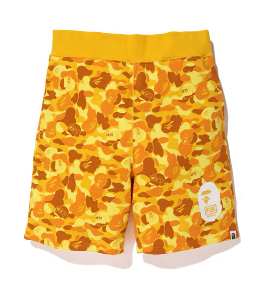Bape X Pubg Sweat Shorts ‘Orange’