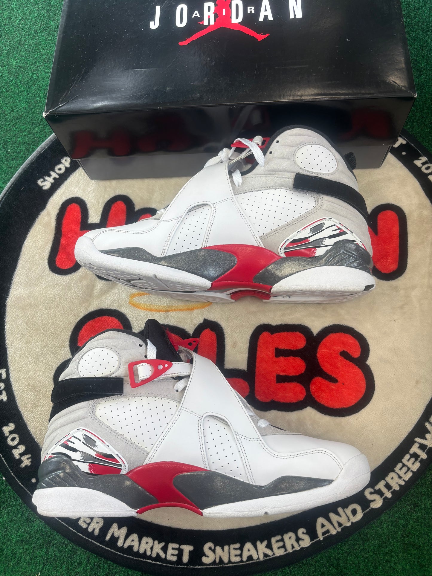 Jordan 8 ‘White True Red’|Size 10.5M