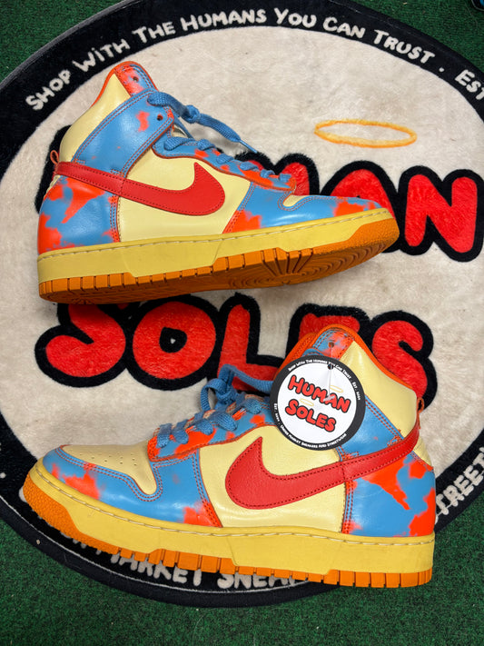 Nike Dunk High ‘Orange Acid Wash’|Size 11M