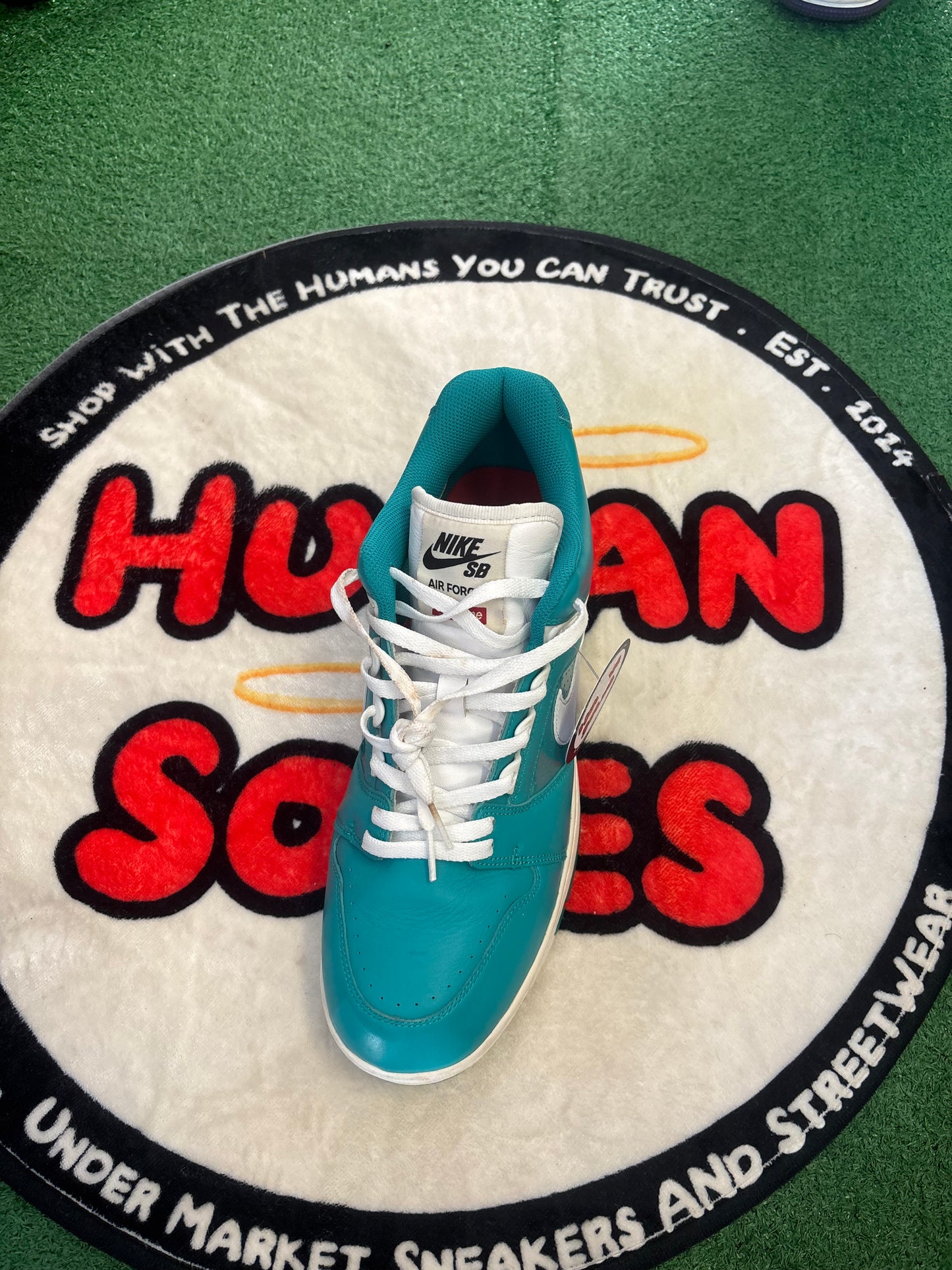 Supreme Nike Air Force 2 ‘Teal’|Size 12M