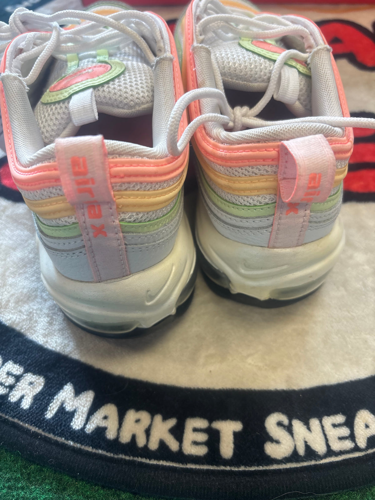 Nike Air Max 97 ‘White/Pink’|Size 6M/7.5W