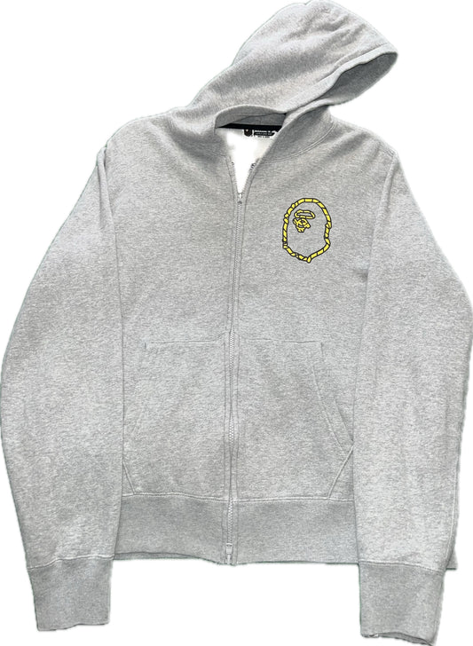 Vintage BAPE Rope Zip Up ‘Grey’