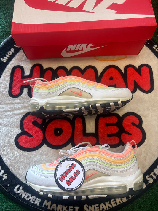 Nike Air Max 97 ‘White/Pink’|Size 6M/7.5W