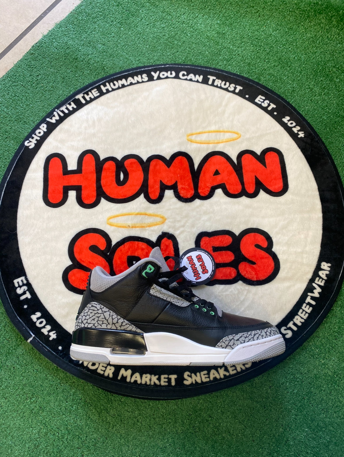 Jordan 3 ‘Green Glow’|Size 10M