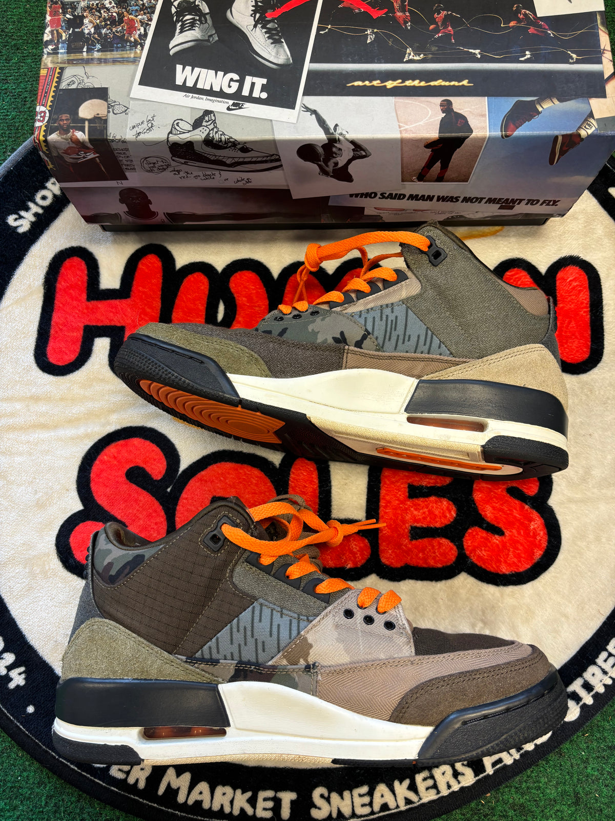 Jordan 3 ‘Patch Work’|Size 9M/10.5W