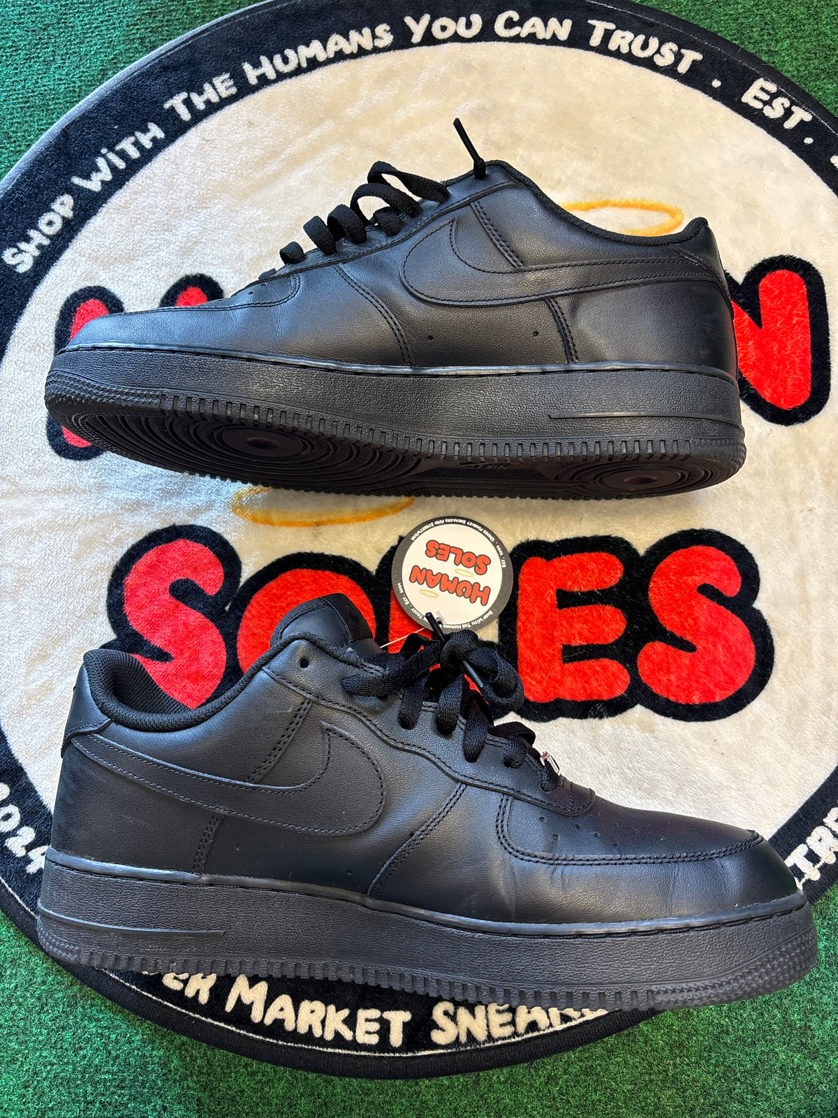 Nike Air Force One Low ‘Triple Black’|Size 13M