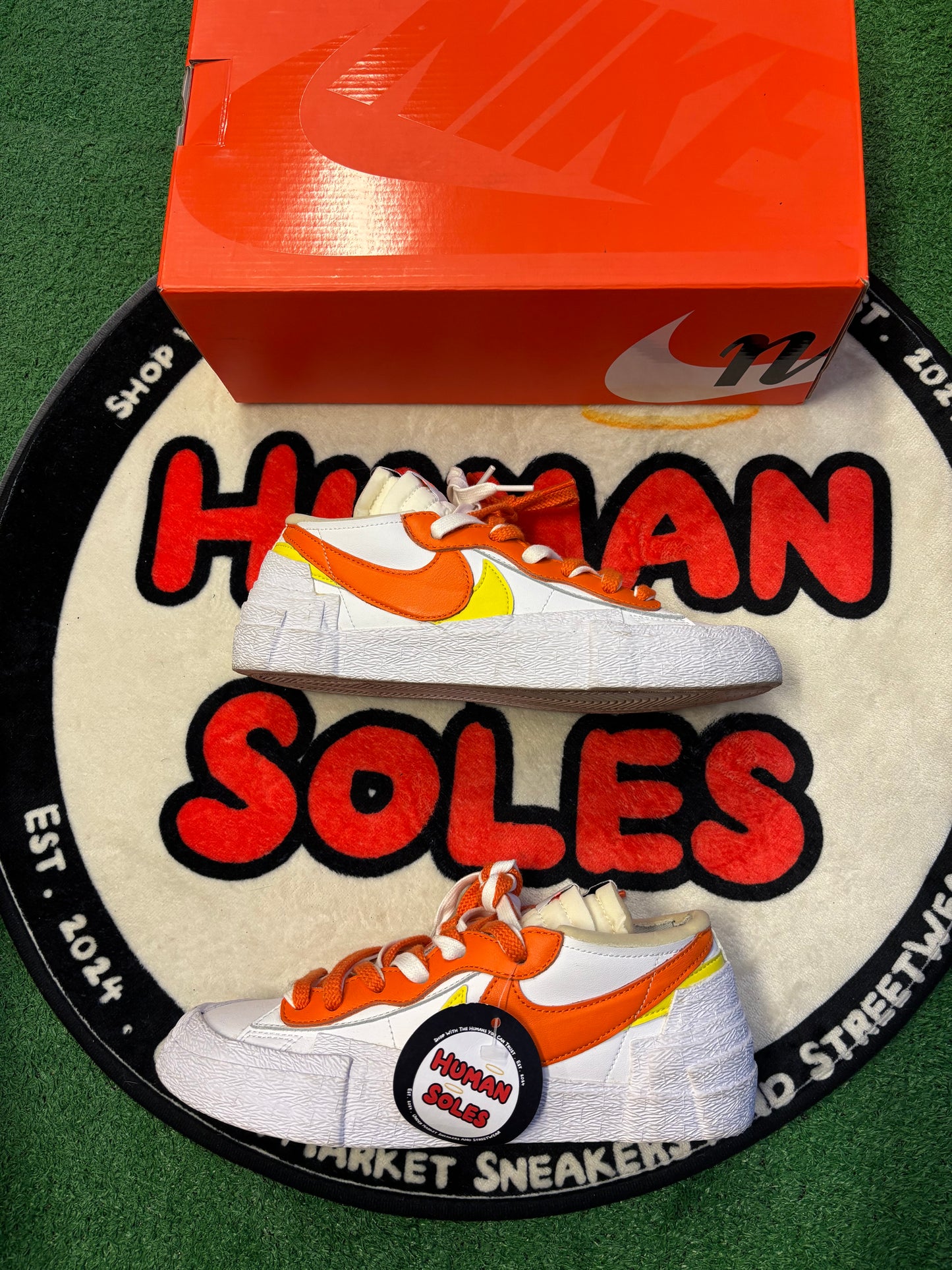 Nike Sacai Blazer Low ‘Magma Orange’|Size 7M/8.5W
