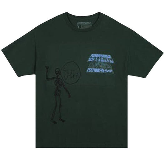 Travis Scott Open Your Eyes Tee ‘Green’