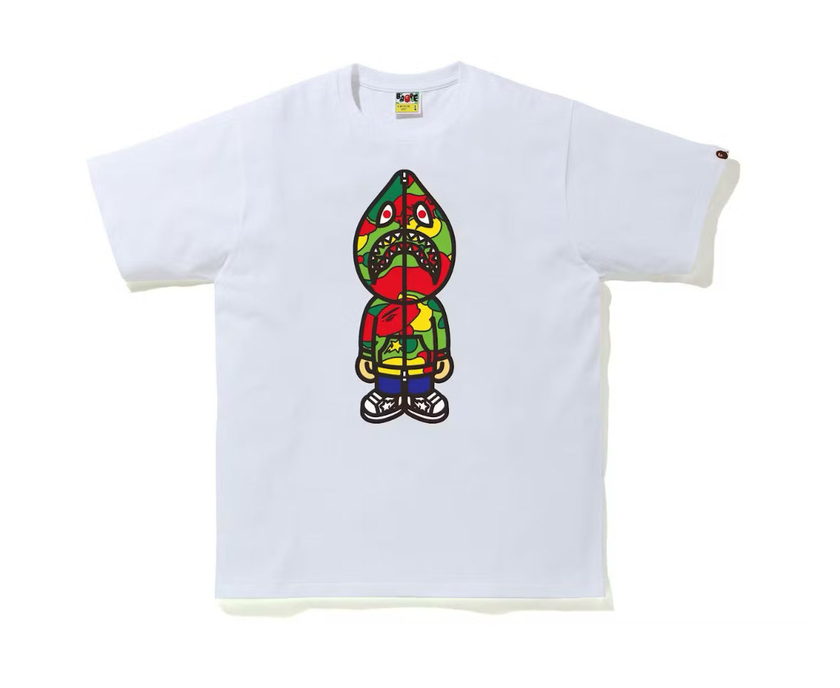 Bape Sta Classic Milo Shark Tee ‘White’