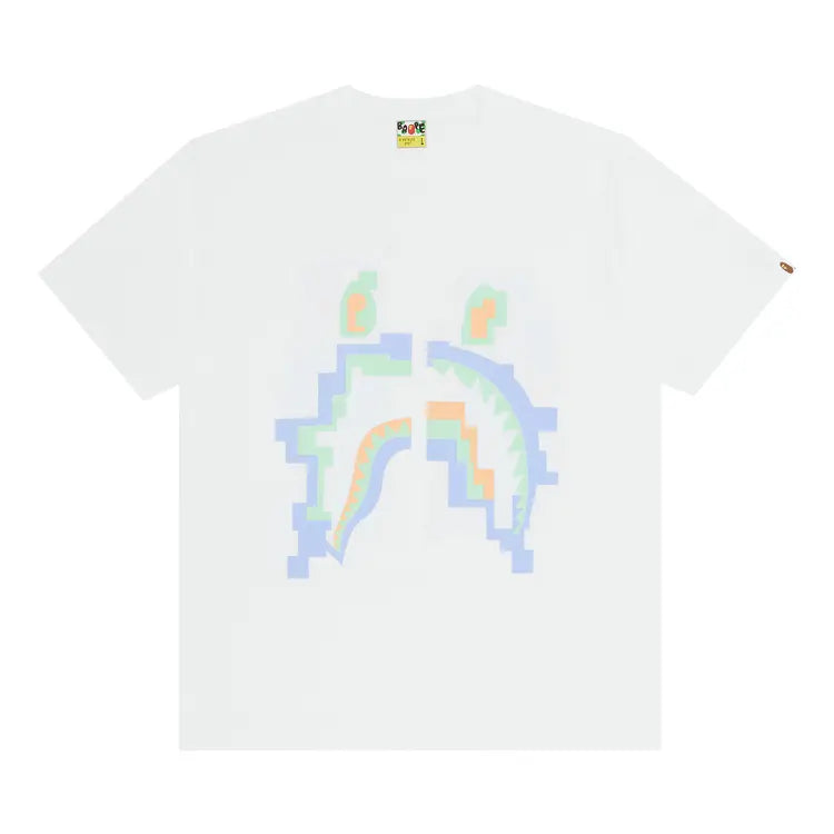 Bape ‘Digital Shark Face Tee’ (White)