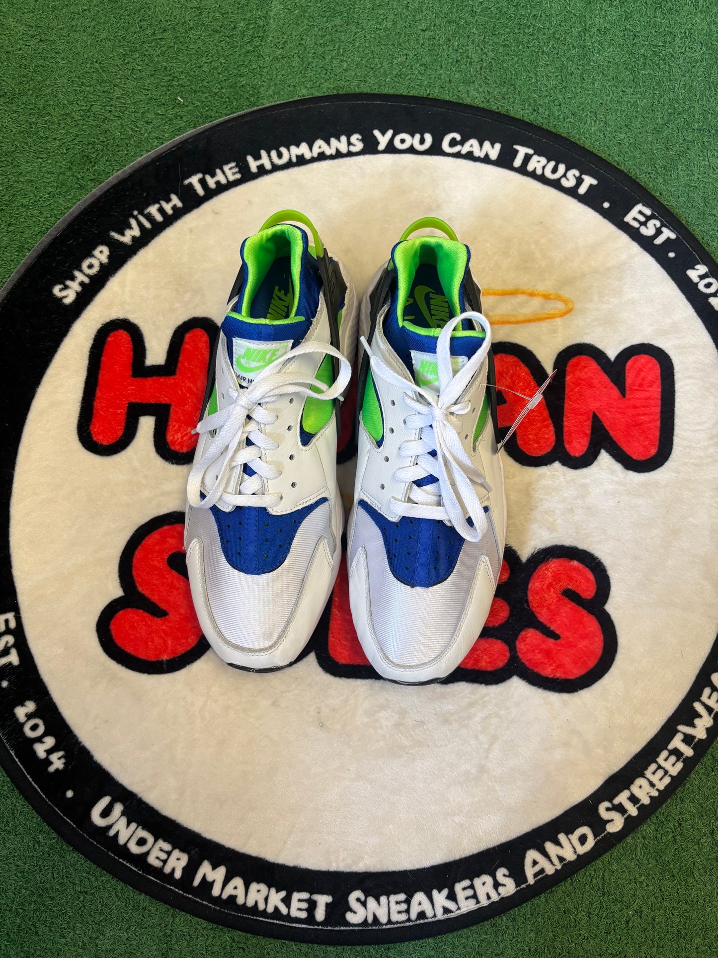 Nike Air Huarache ‘Green’|Size 10.5M