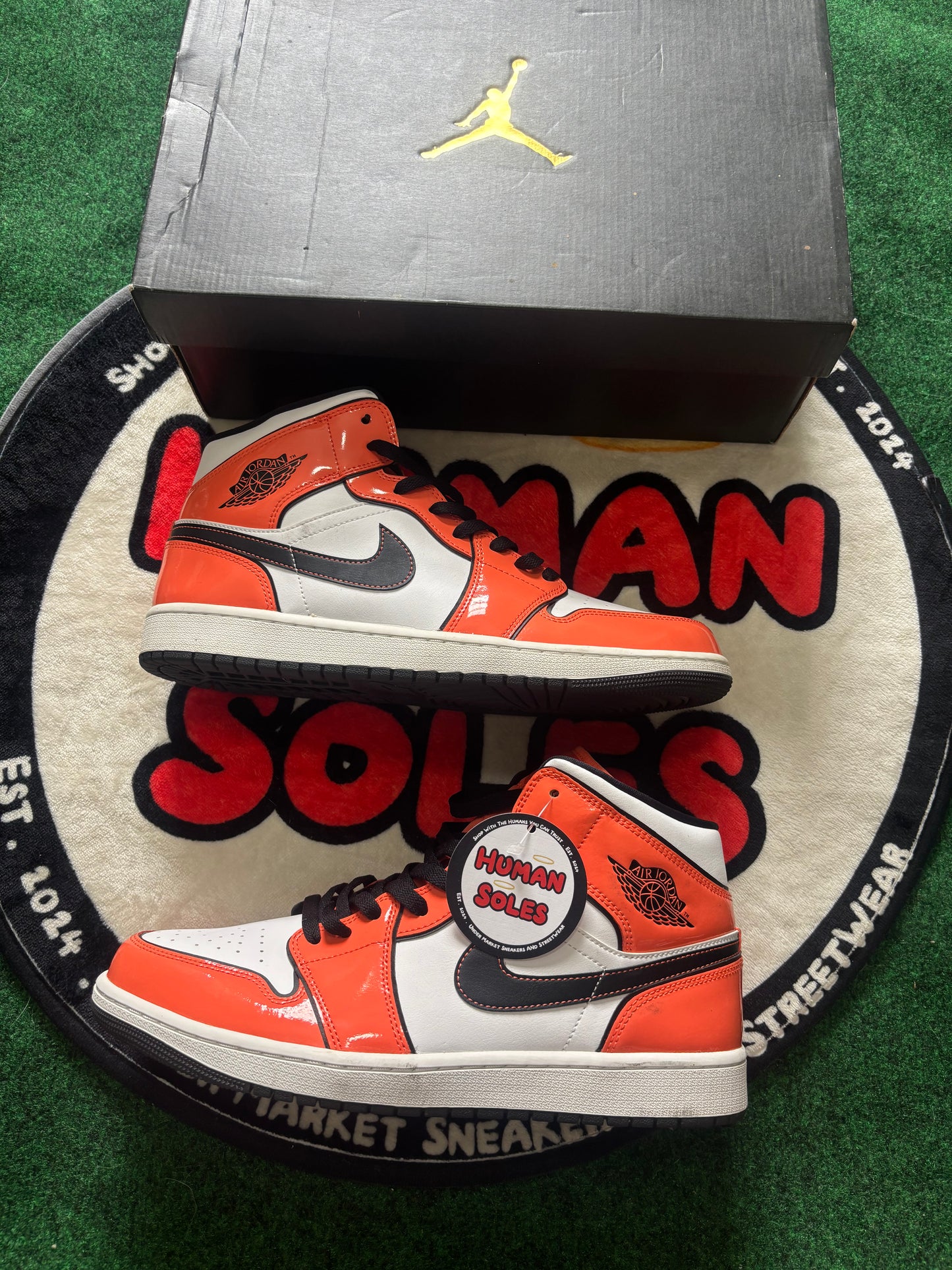 Jordan 1 Mid ‘Turf Orange’|Size 12M