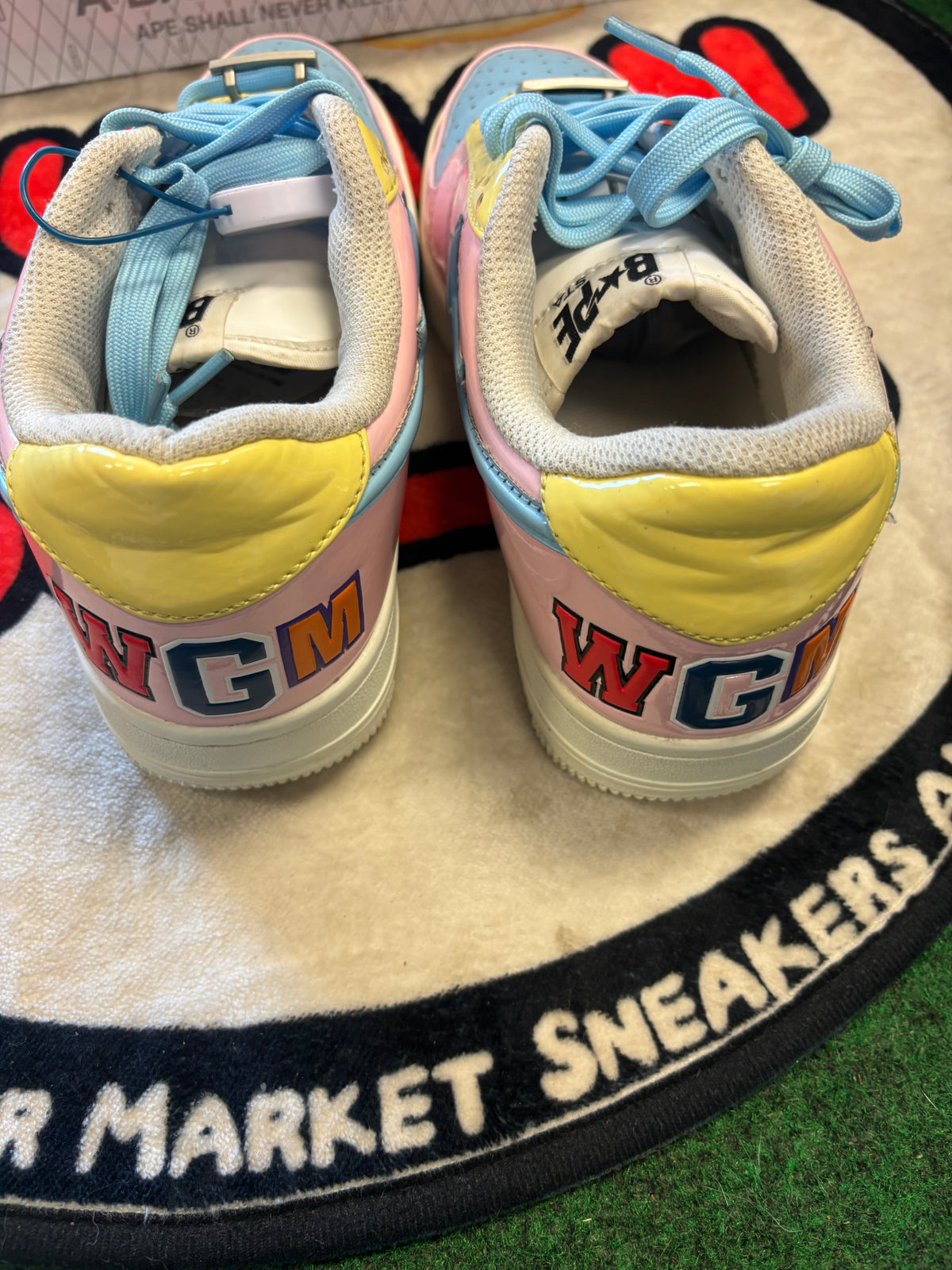 Bapesta Low 20th Anniversary’Patent Pink’|Size 7M/8.5W