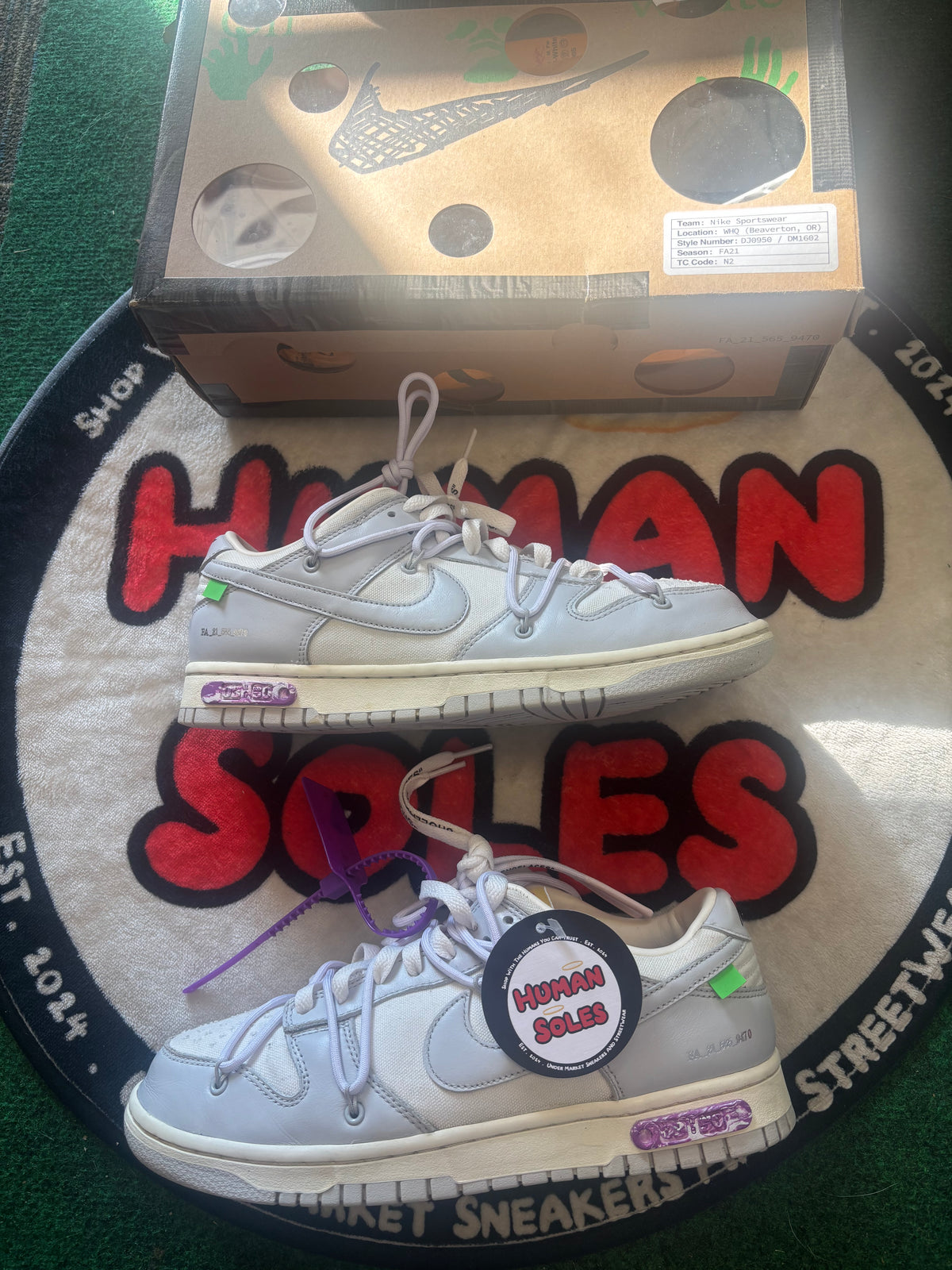 Nike Dunk Low X Off-White ‘Lot 02 Of 50’|Size 9M/10.5W