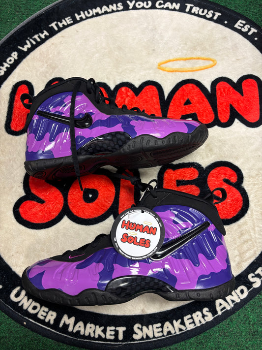 Nike Foamposite ‘Purple Camo’|Size 5.5M/7S