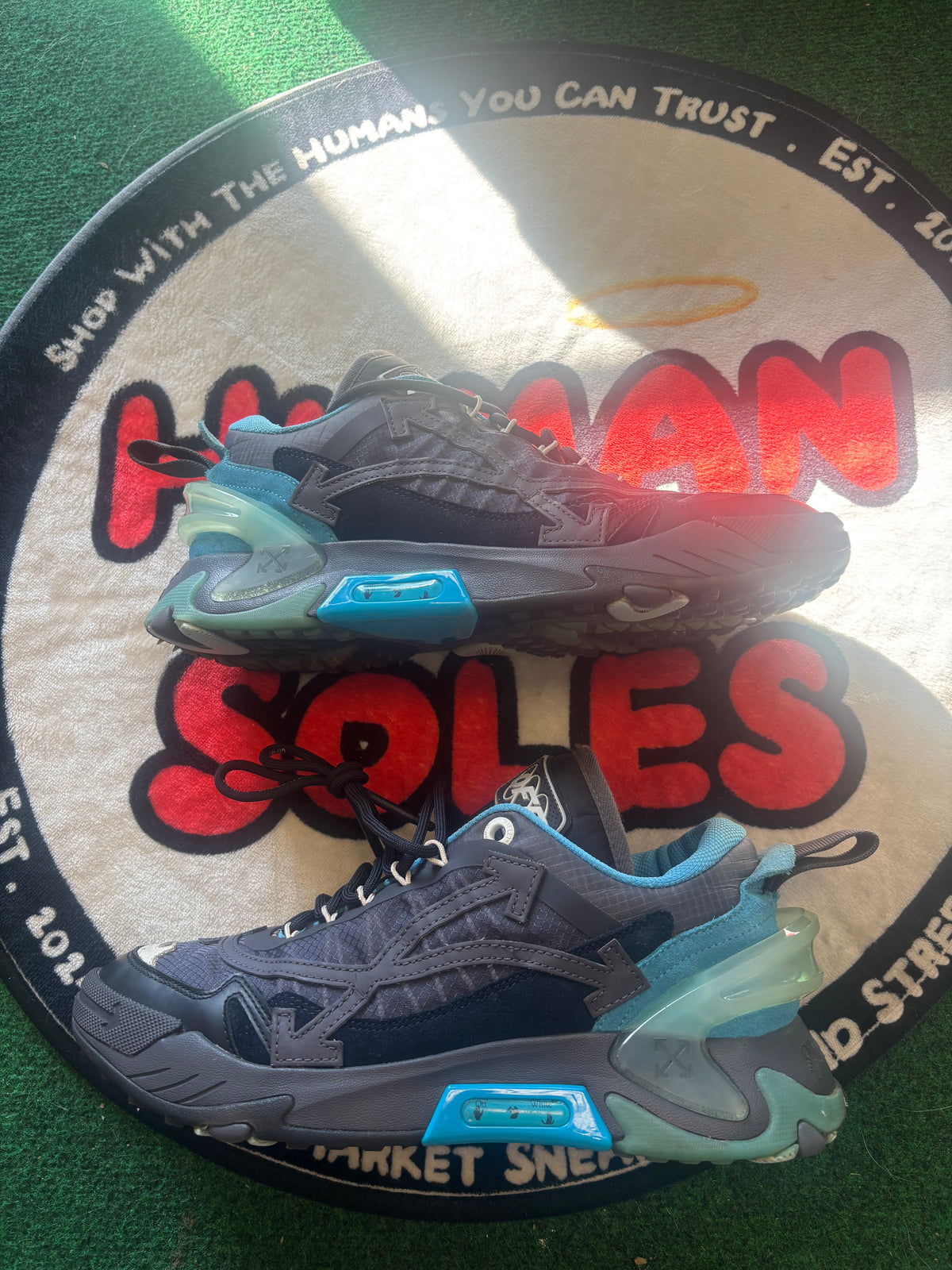 Off White Odsy 2000 ‘Black/Blue’|Size 10M