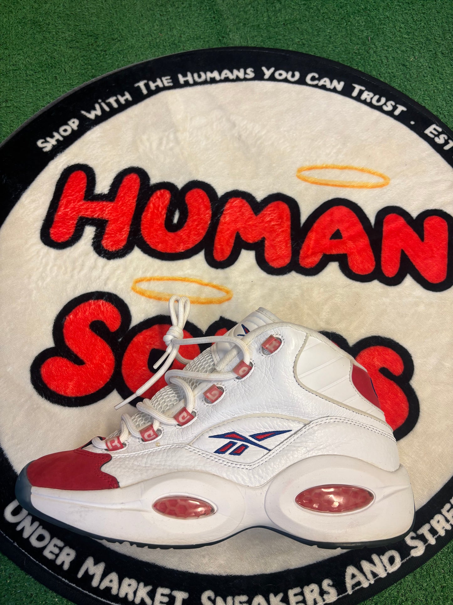 Reebok Question Mid ‘Red Toe 25th Anniversary’|Size 8.5/10W