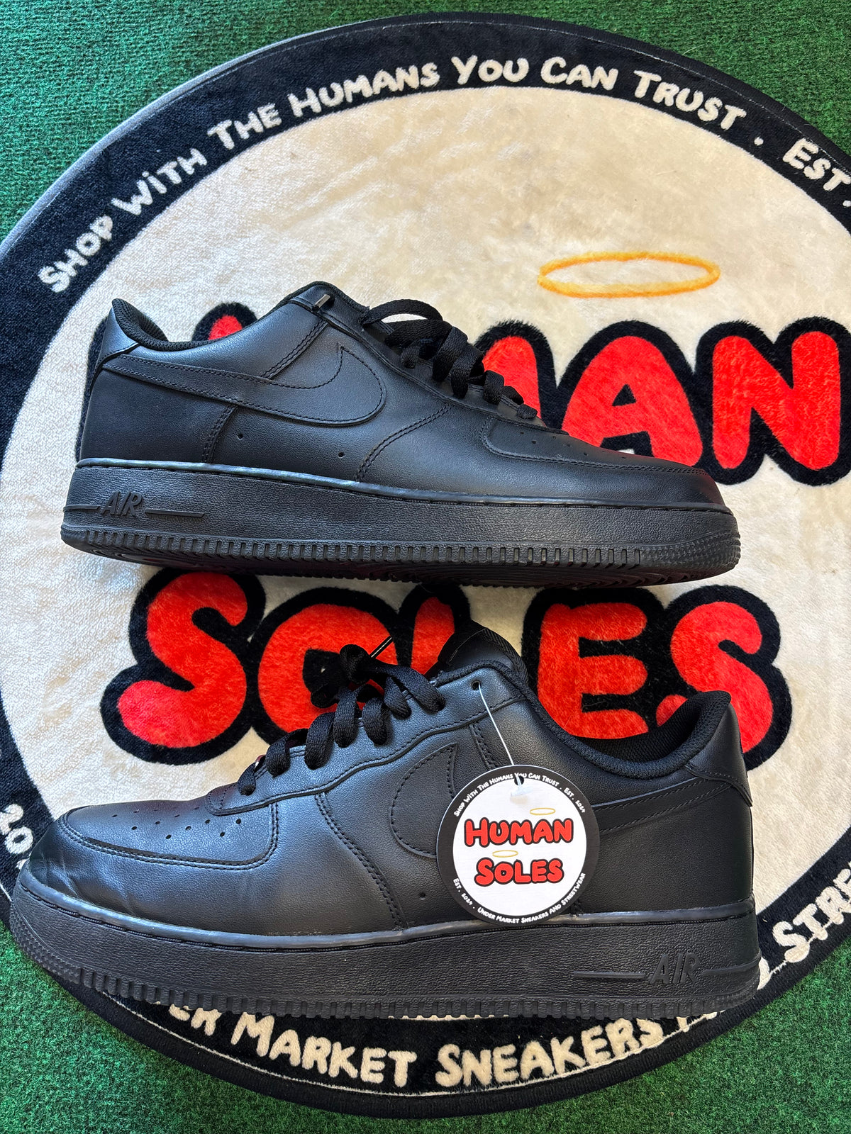 Nike Air Force One Low ‘Triple Black’|Size 13M