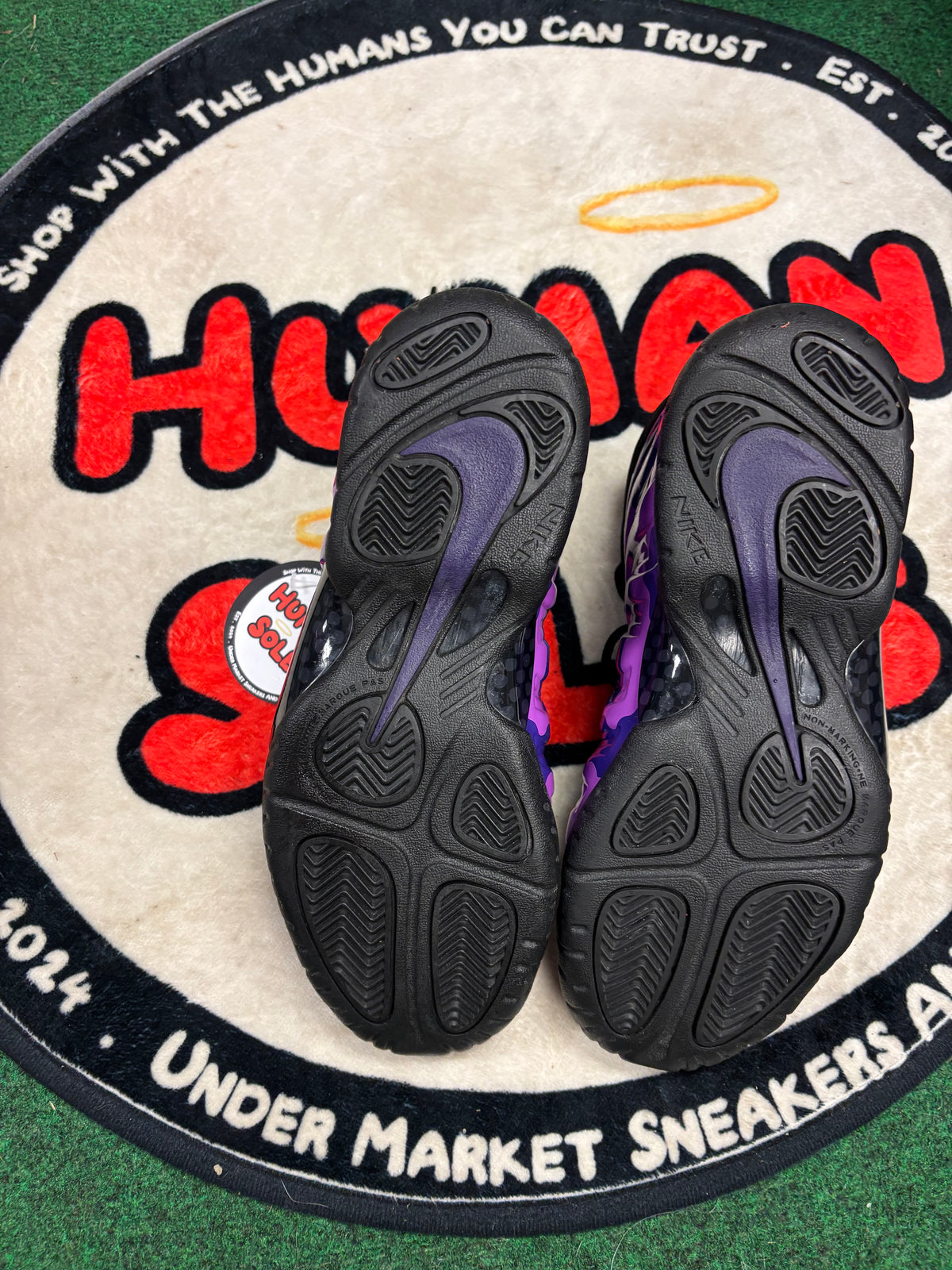 Nike Foamposite ‘Purple Camo’|Size 5.5M/7S
