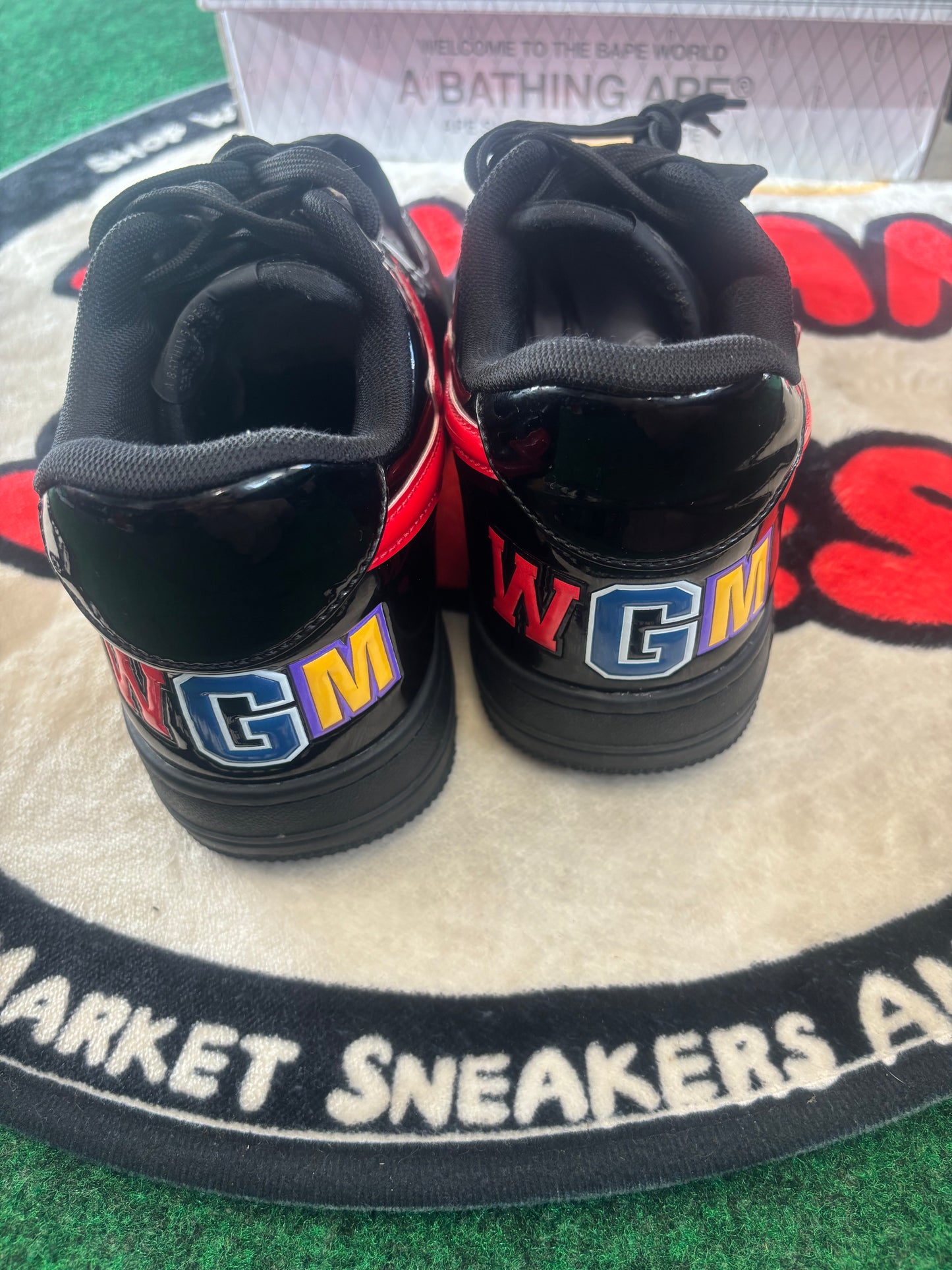 Bapesta Low ‘Shark Black’|Size 8M/9.5W