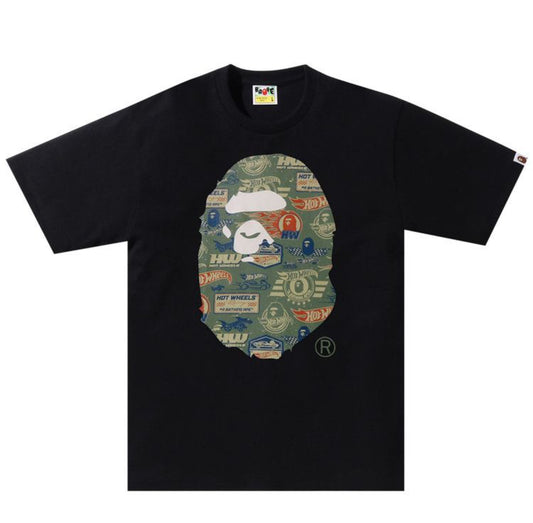 Bape X Hot Wheels Ape Head Tee ‘Black’