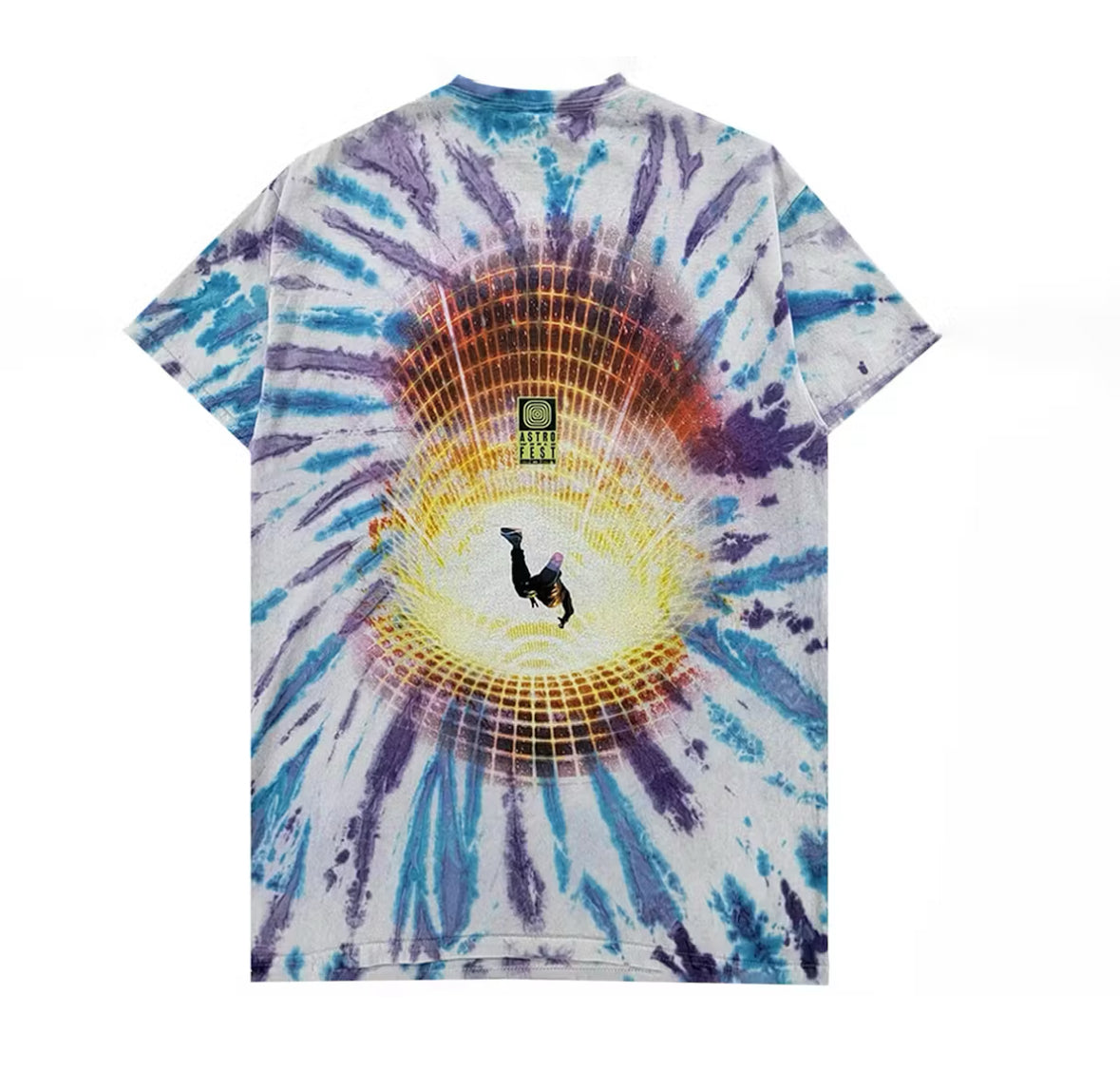 Travis Scott Flame Tee ‘Tie Dye