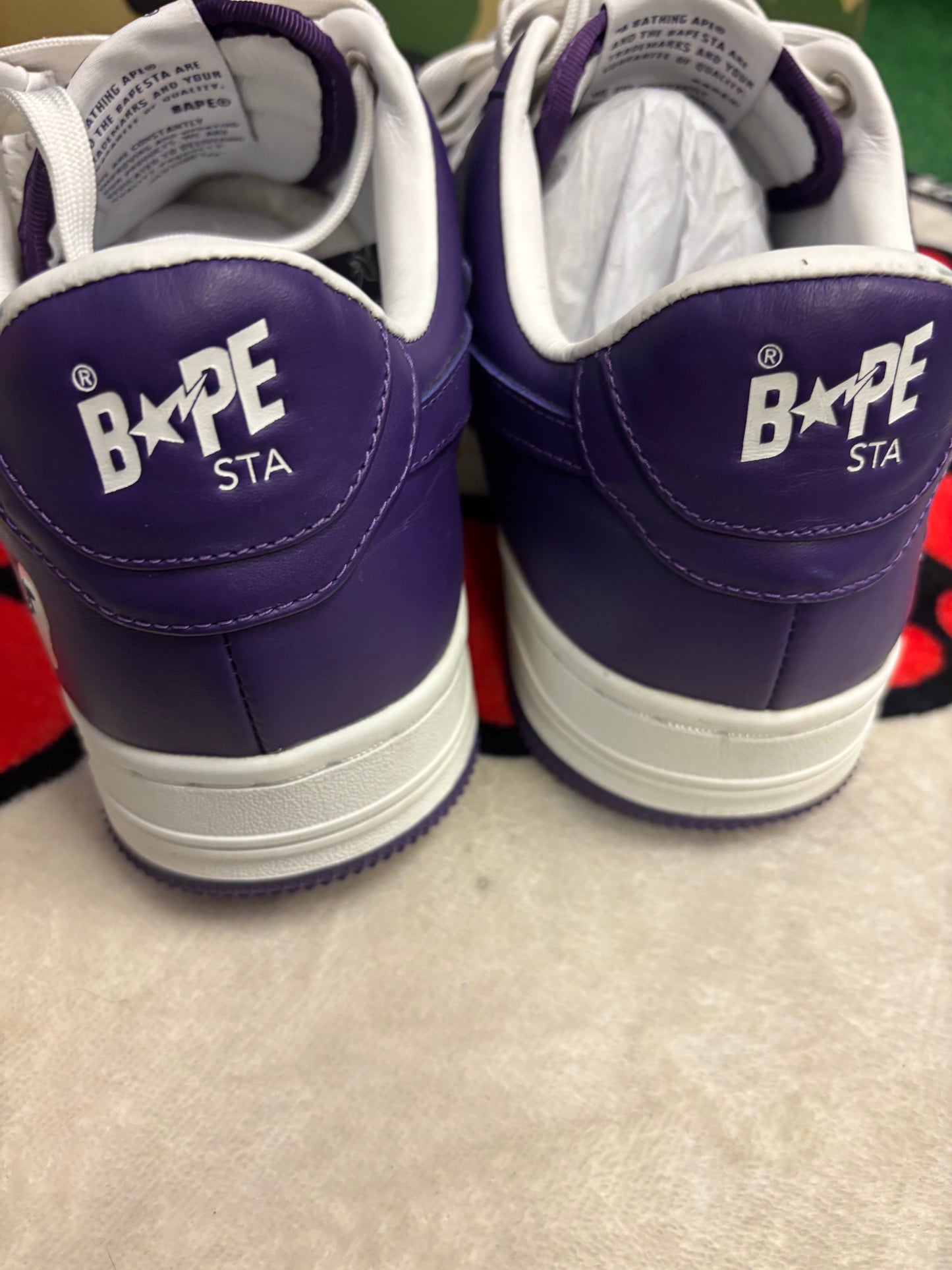 Bapesta ‘Court Purple’|Size 9.5M/11W