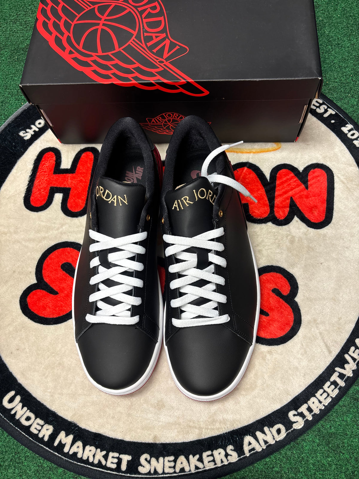 Jordan 1 Centre Court ‘Black/Red’|Size 12M