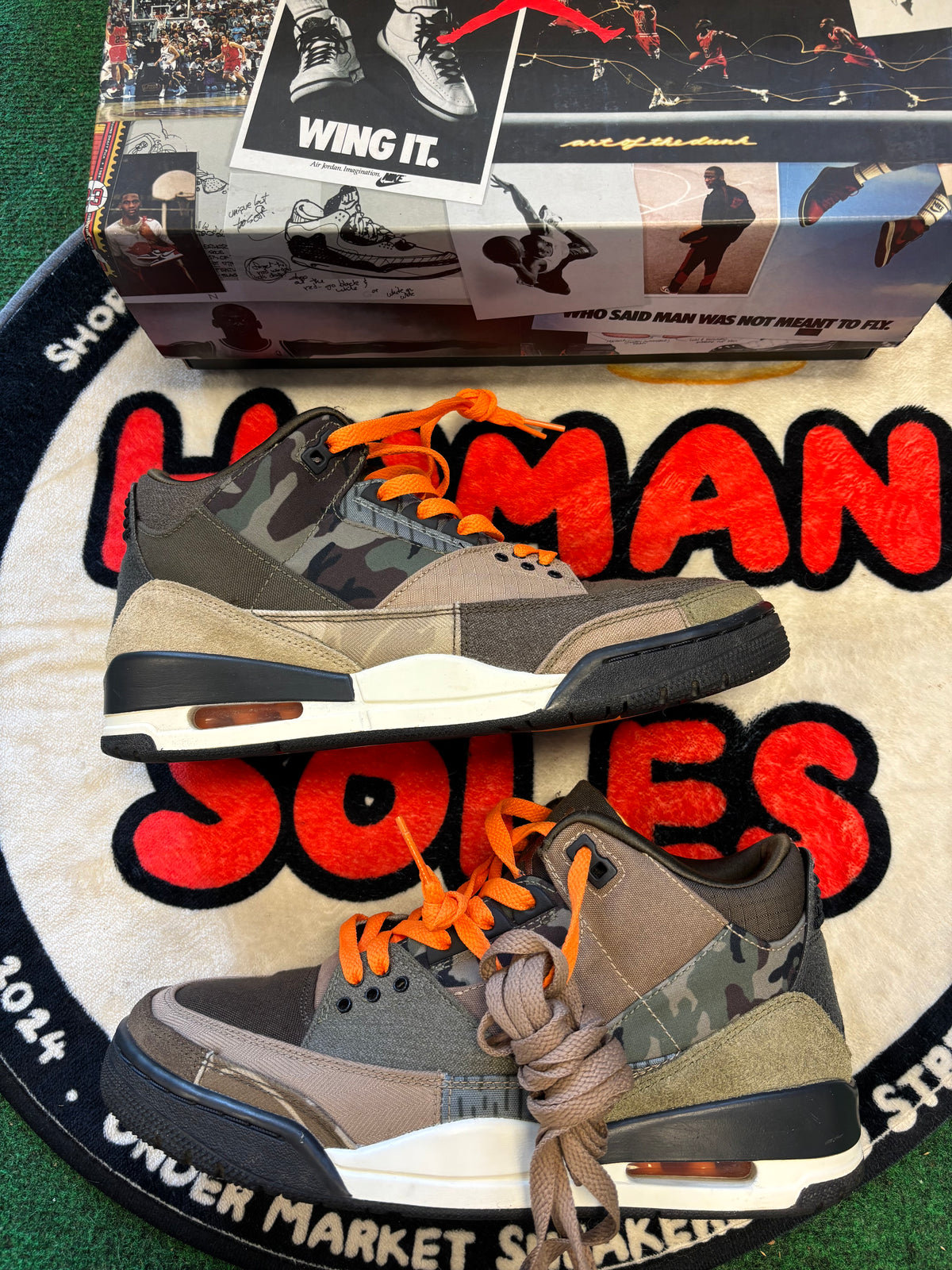 Jordan 3 ‘Patch Work’|Size 9M/10.5W