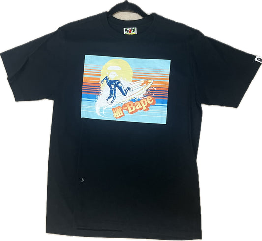 Bape X Undefeated Surfing Ape Tee