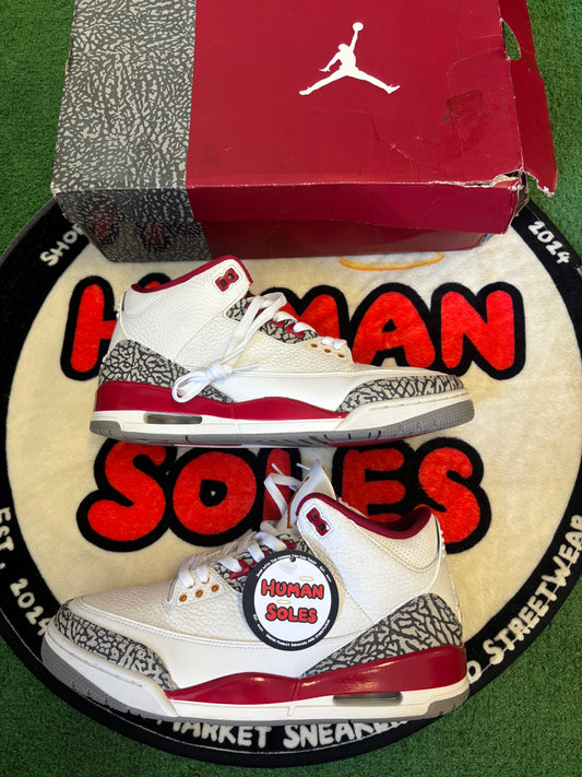Jordan 3 ‘Cardinal Red’|Size 11M