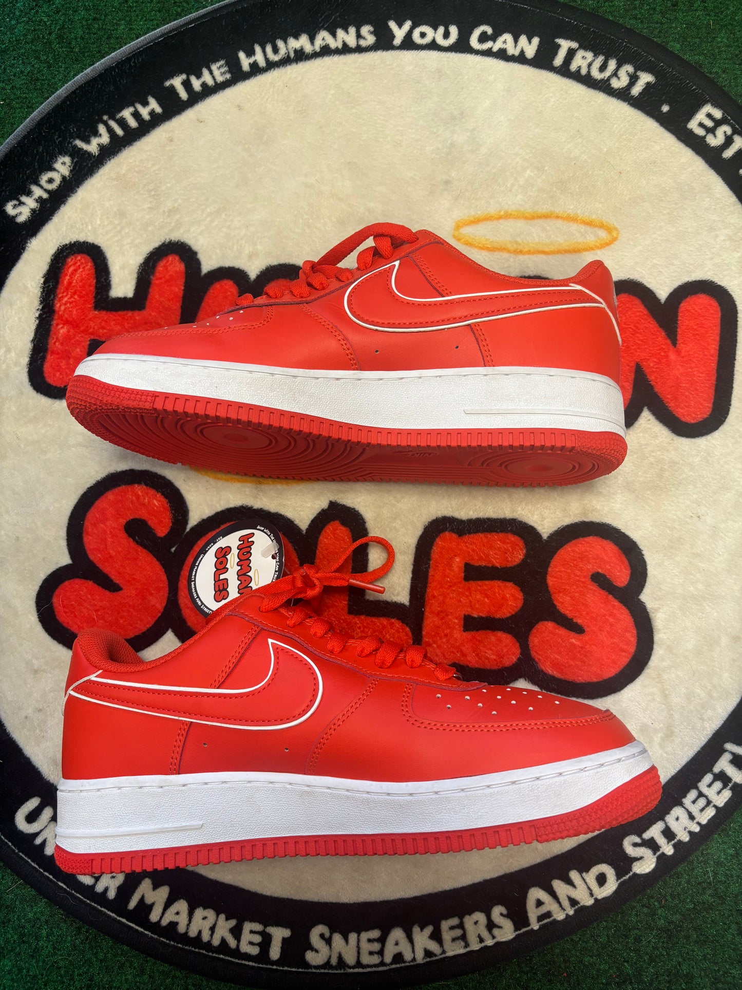 Nike Air Force 1 Low ‘Red/White’|Size 9M/10.5W