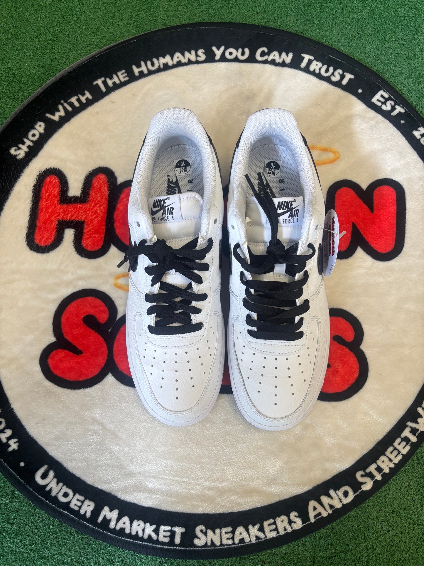 Nike Air Force One Low ‘White/Black’|Size 10M