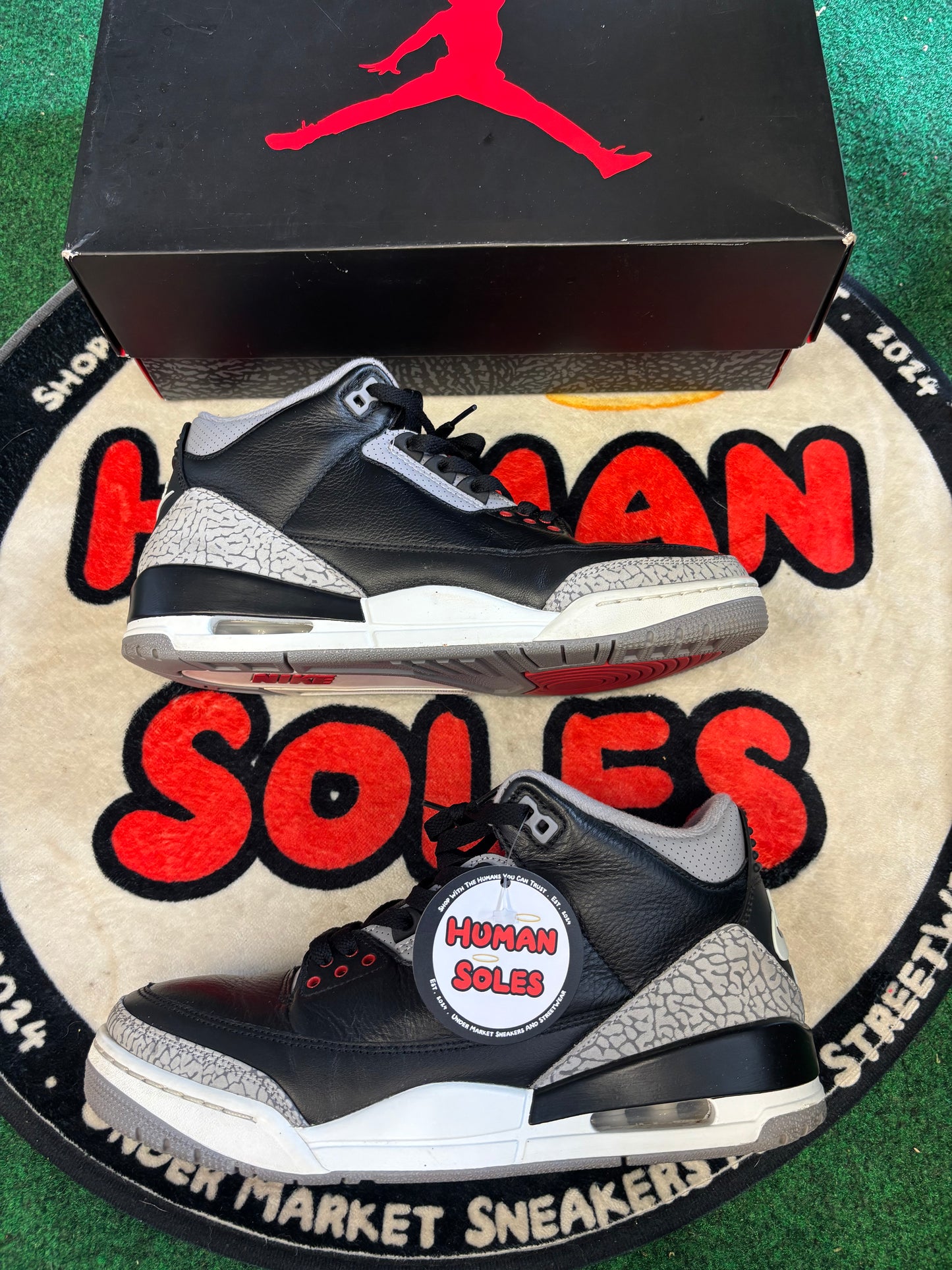 Jordan 3 ‘Black Cement’|Size 10M