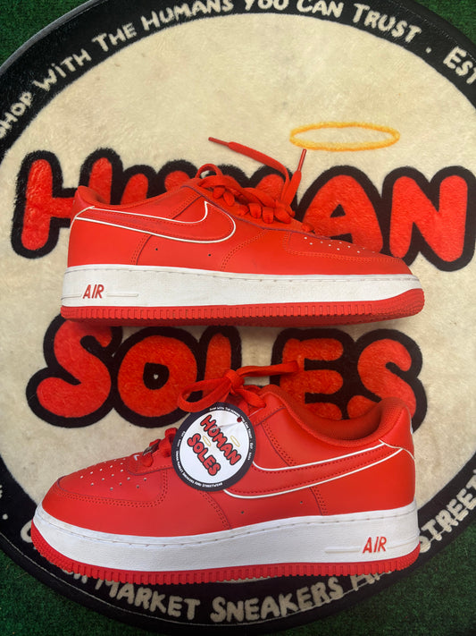 Nike Air Force 1 Low ‘Red/White’|Size 9M/10.5W