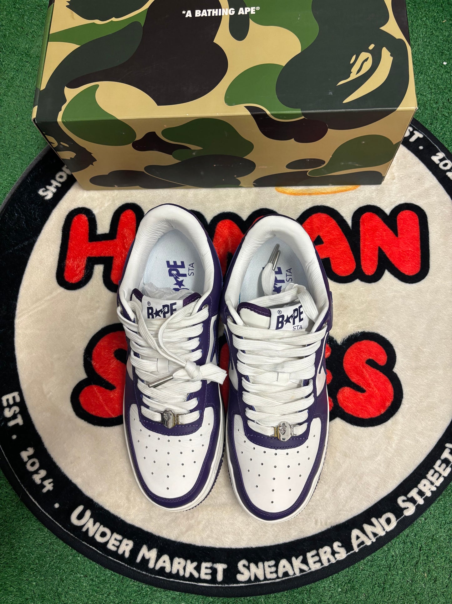 Bapesta ‘Court Purple’|Size 9.5M/11W