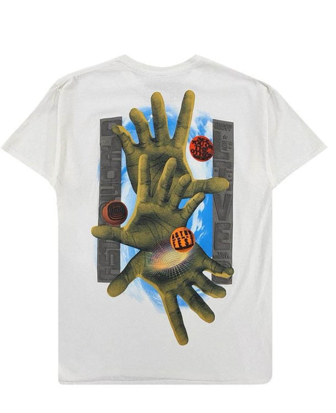 Travis Scott Three Hands T ‘White’