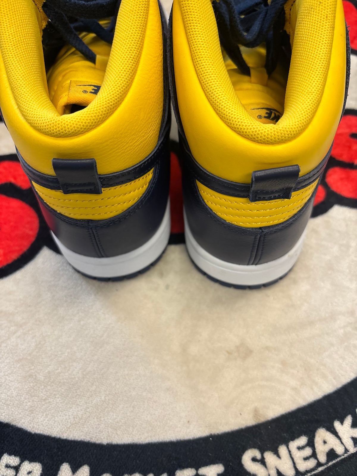Dunk High ‘Michigan’|Size 9M/10.5W