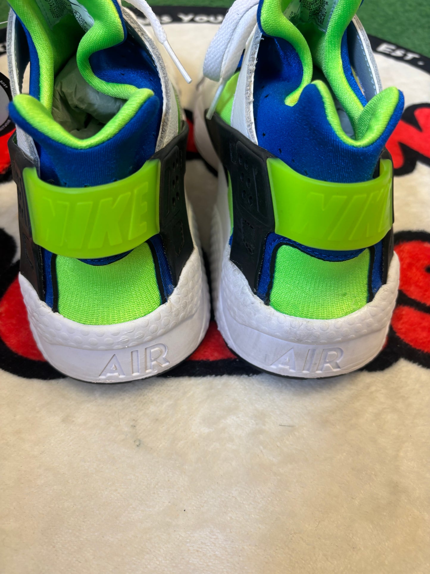 Nike Air Huarache ‘Green’|Size 10.5M