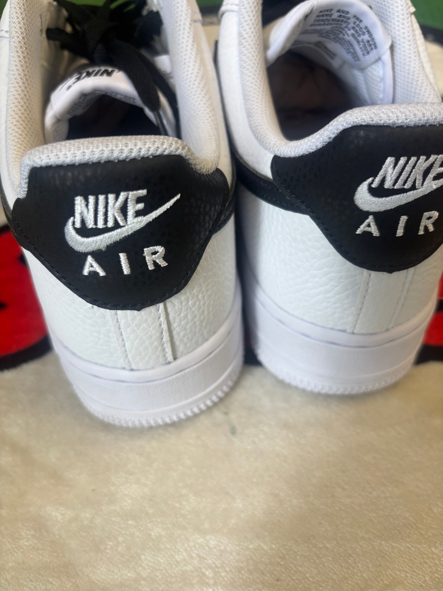 Nike Air Force One Low ‘White/Black’|Size 10M