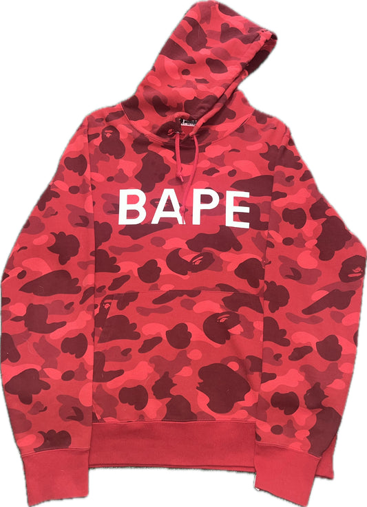 BAPE Red Camo Hoodie