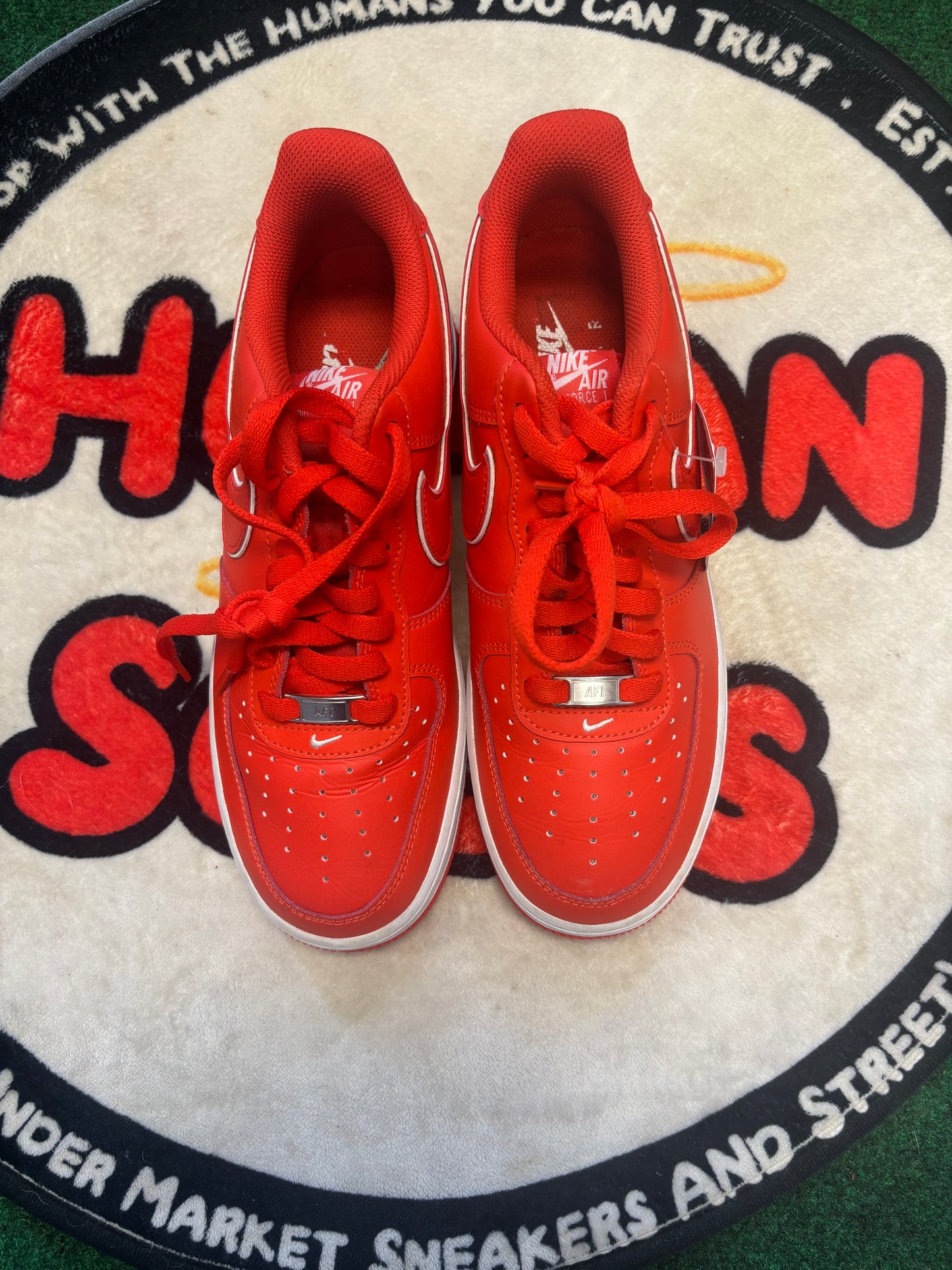 Nike Air Force 1 Low ‘Red/White’|Size 9M/10.5W