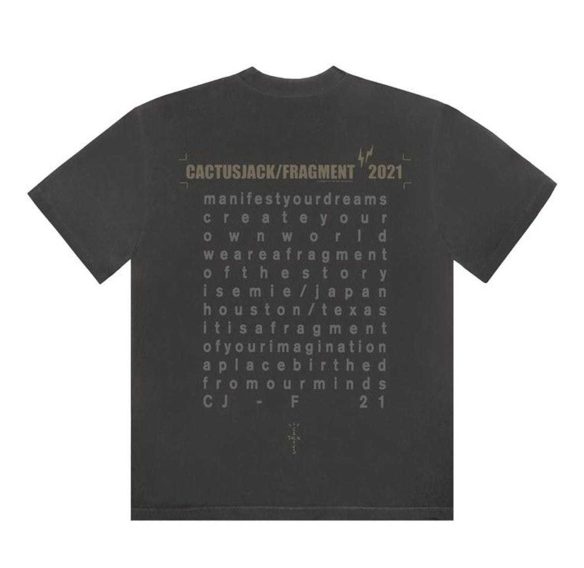 Travis Scott x Fragment T ‘Black’