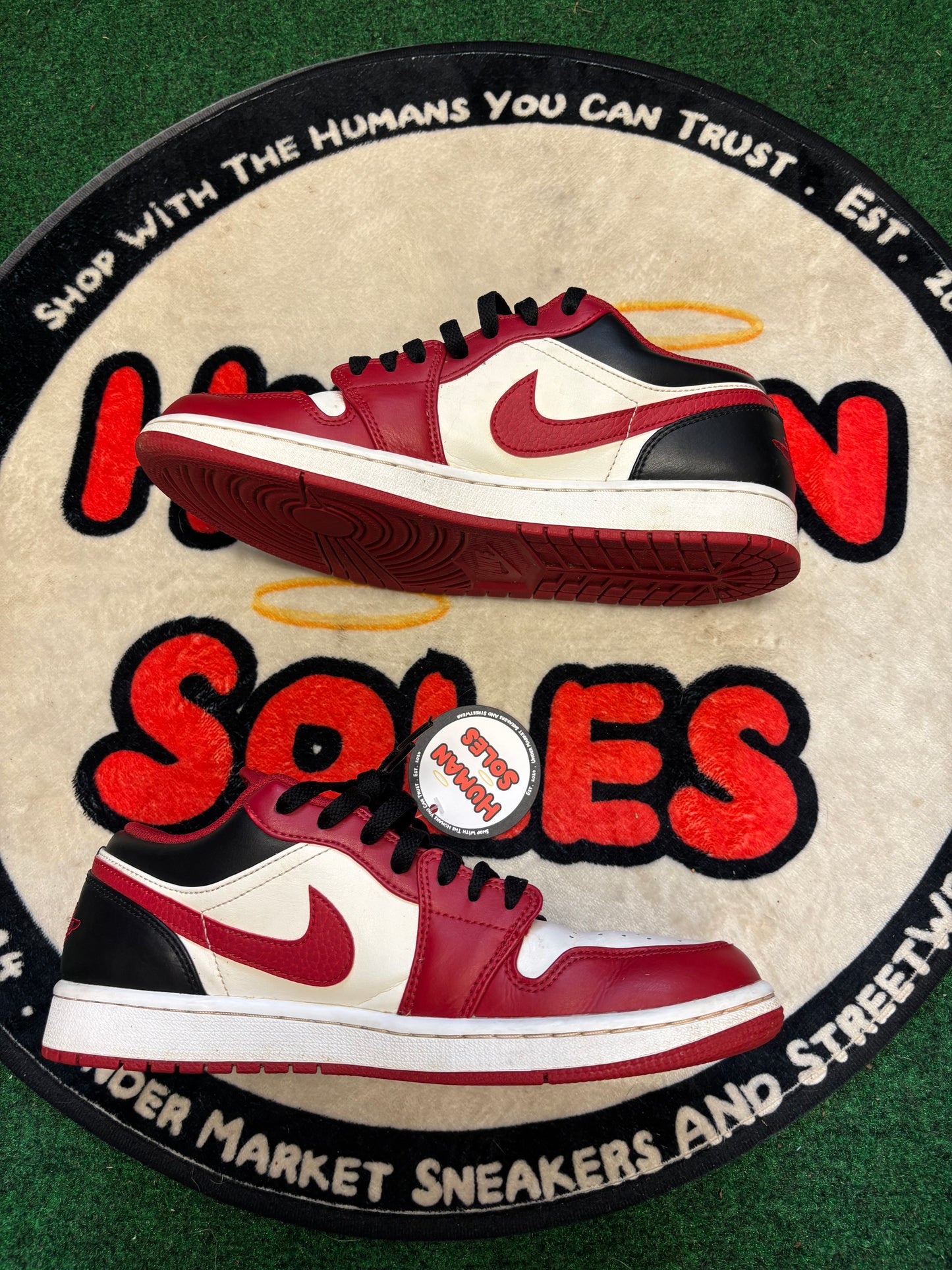 Jordan 1 Low ‘Chicago Toe’|Size 10M